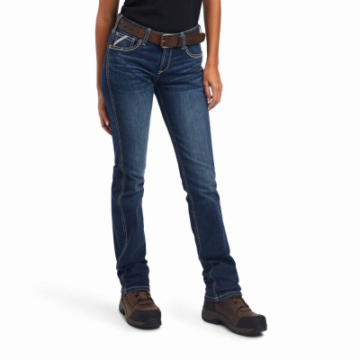 Multicolor Ariat Rebar Riveter Women's Straight-Fit Jeans | QCWE94378