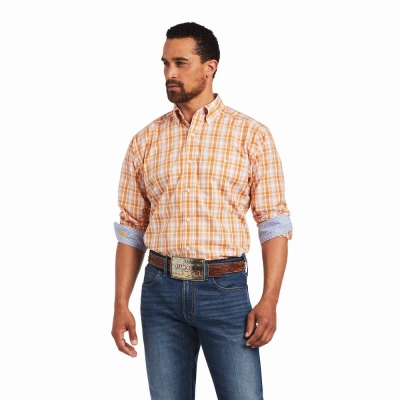 Multicolor Ariat Relentless Velocity Stretch Classic Fit Men's Shirts | WDVO18526