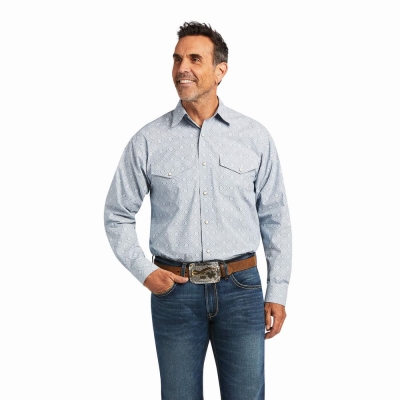 Multicolor Ariat Tobin Classic Fit Men's Shirts | TGOD05192