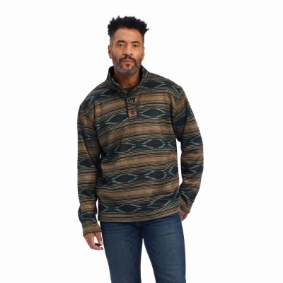 Multicolor Ariat Wesley Men's Hoodies | SMFO20398