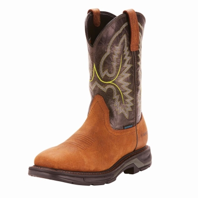 Multicolor Ariat WorkHog XT Waterproof Men's Waterproof Boots | EFKN05386