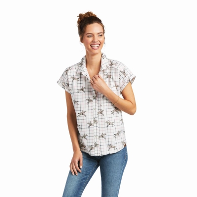 Multicolor Ariat Zenith Women's Tops | KVNH49601