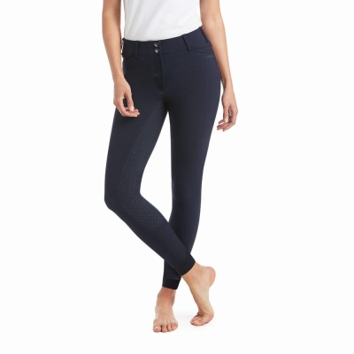 Navy Ariat Prelude Full Seat Breech Women's Pants | OYPA87245