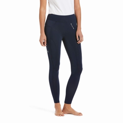 Navy Ariat Prevail Insulated Full Seat Women's Pants | IPFK74065