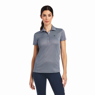 Navy Ariat Talent Women's Tops | URAH87024