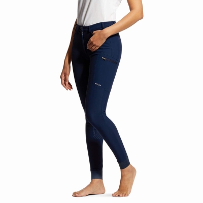 Navy Ariat Triton Grip Women's Pants | PXVT57934