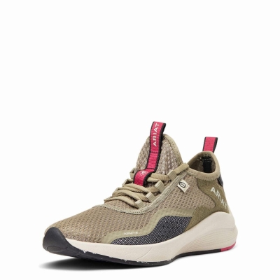 Olive Ariat Ignite Eco Women's Sneakers | MHRN02946