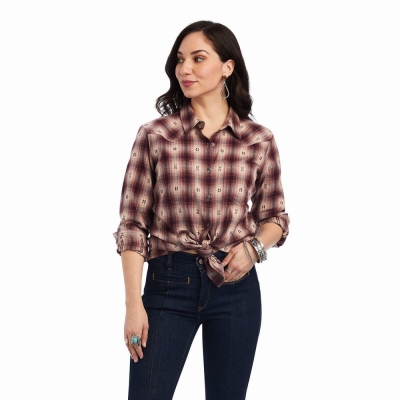 Rose Ariat REAL Billie Women's Tops | NWTE51829