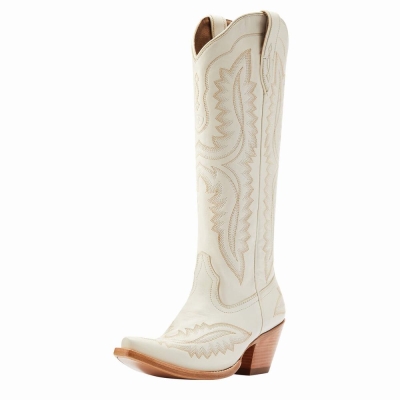 White Ariat Casanova Women's Western Boots | URKS72130