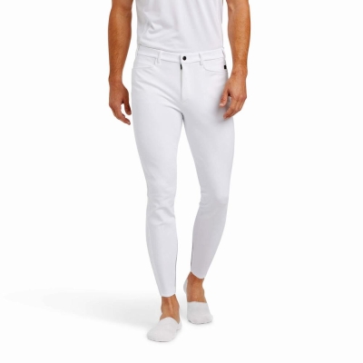 White Ariat Speranza Men's English Riding Pants | QELZ19650