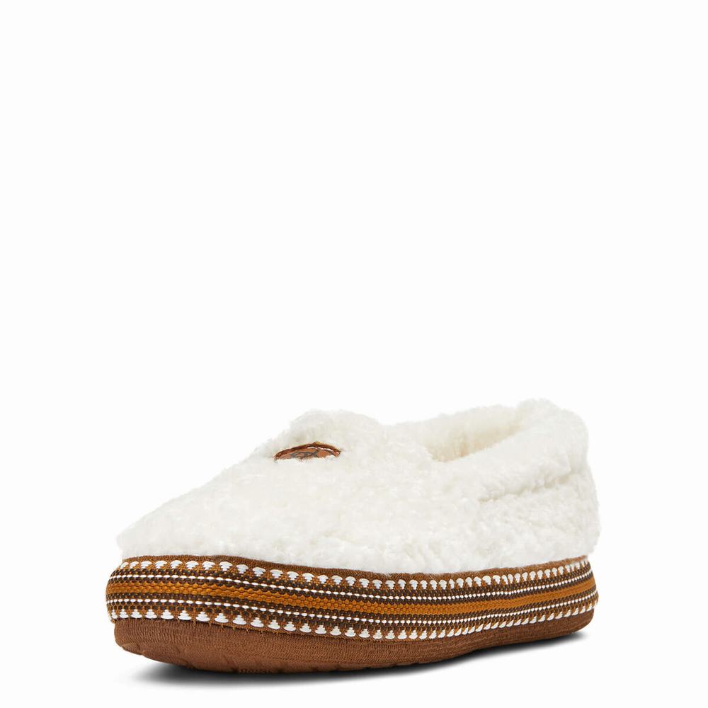 Beige Ariat Snuggle Women's Slippers | VYBI84957