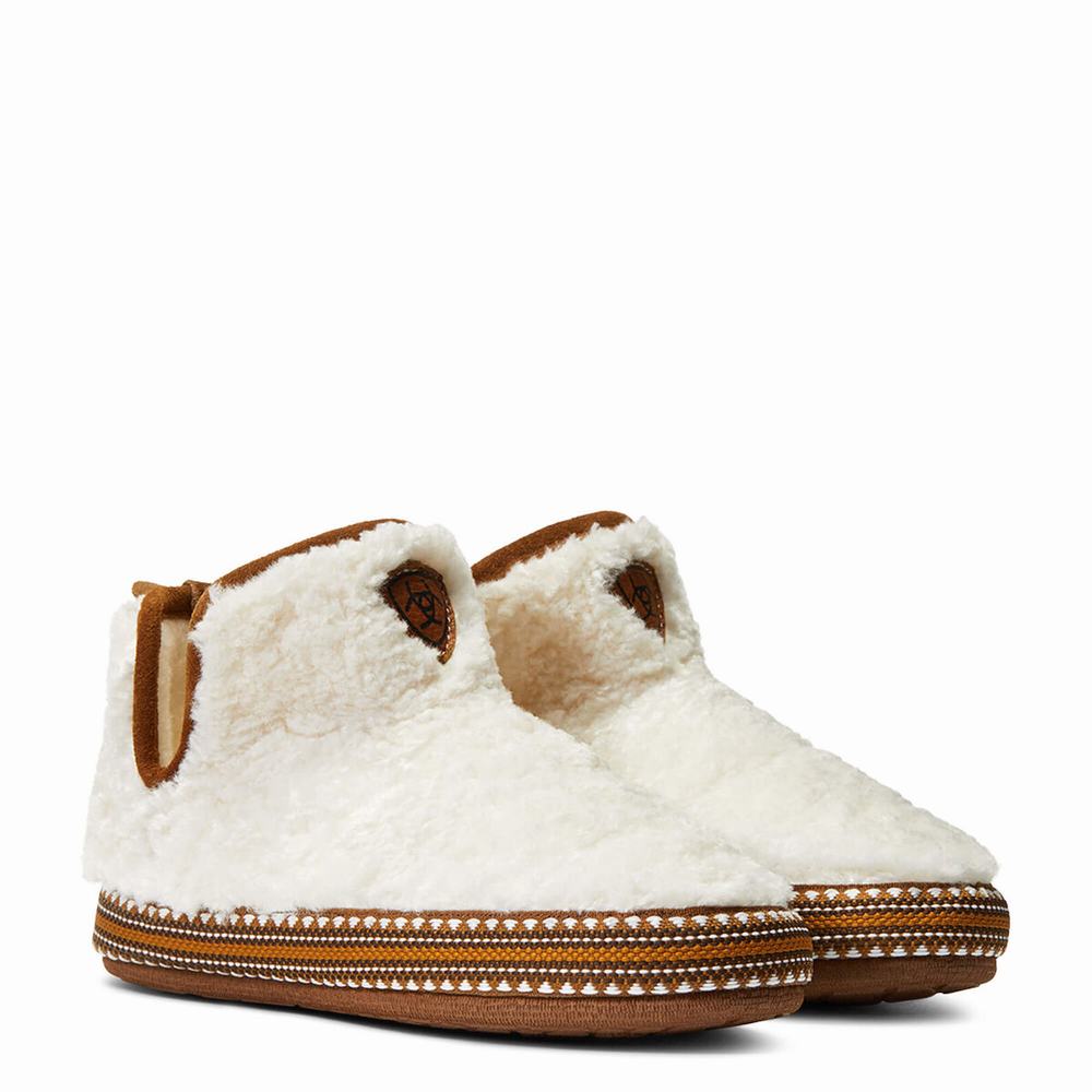 Beige Ariat Women's Slippers | JSXF87190