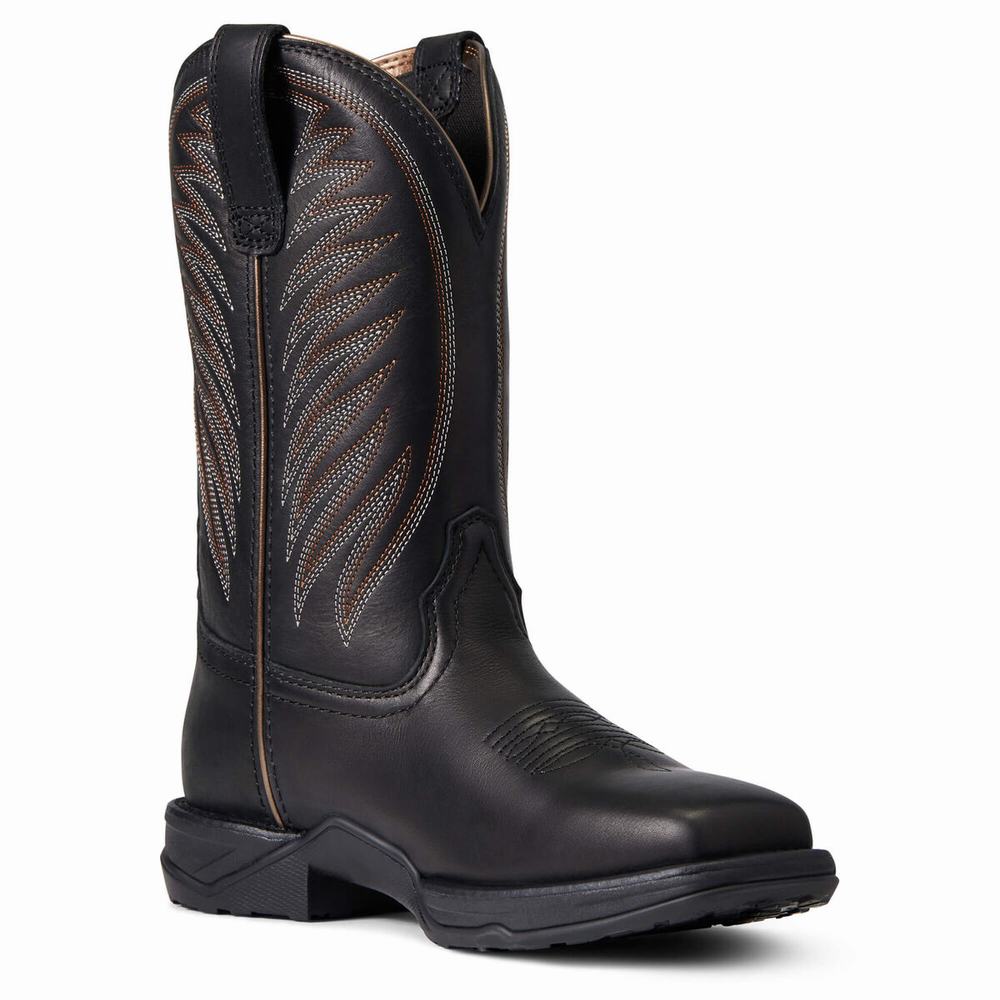 Black Ariat Anthem 2.0 Women's Western Boots | QCKG43028