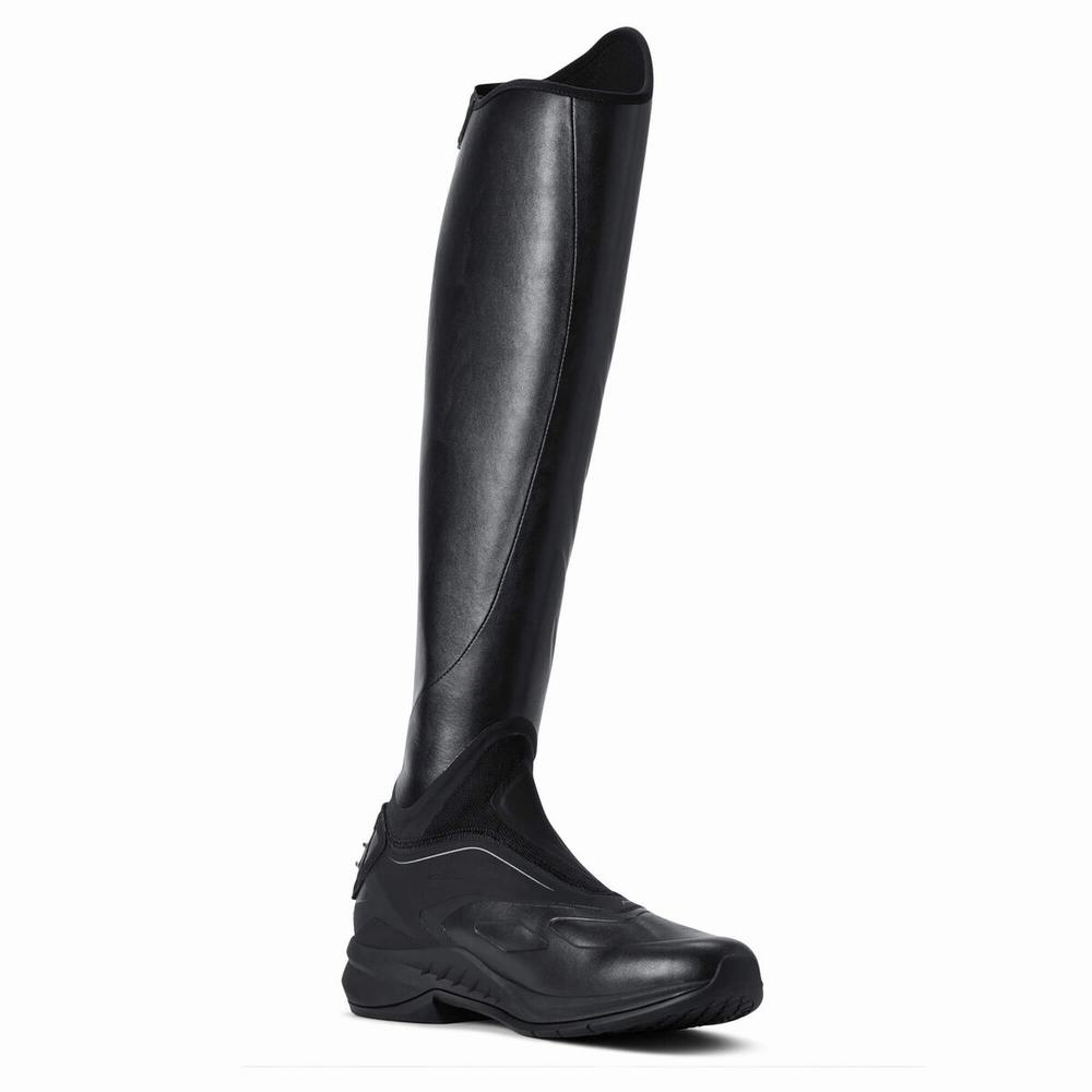 Black Ariat Ascent Tall Riding Men's English Riding Boots | ZEPG94638