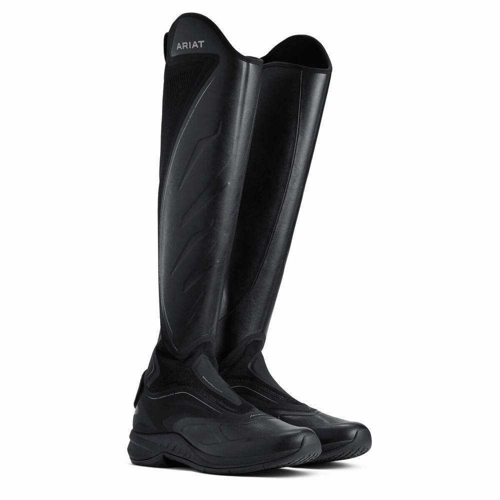 Black Ariat Ascent Tall Riding Men's English Riding Boots | ZEPG94638