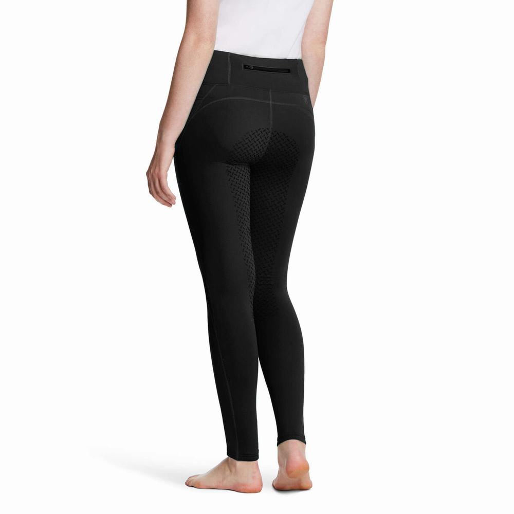 Black Ariat Attain Full Seat Grip Women's Pants | EFNB59670