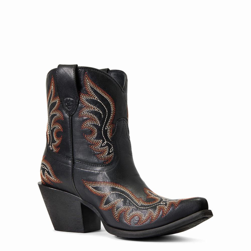 Black Ariat Chandler Women's Booties | BEUS54097