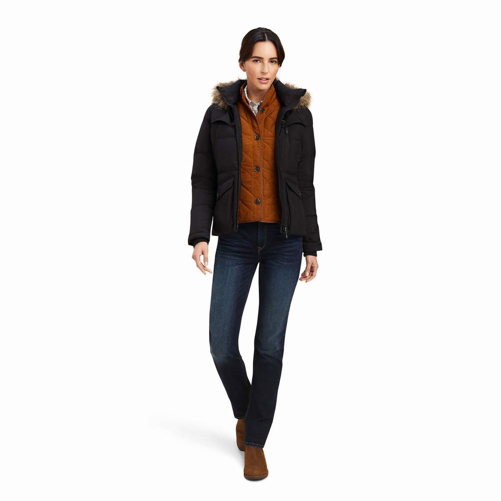 Black Ariat Clairborne Women's Jackets | VFXZ83162