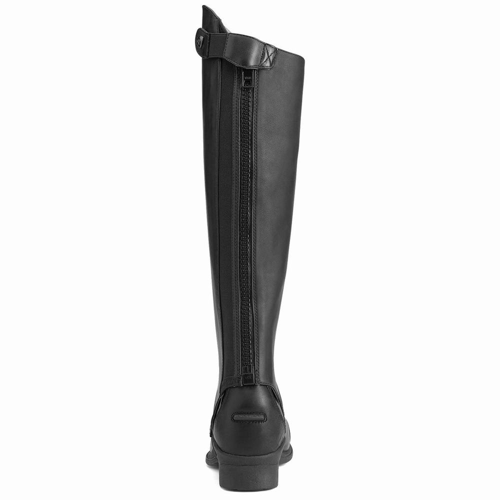 Black Ariat Close Contour Chap Half Chap Men's English Riding Boots | KJFA45986