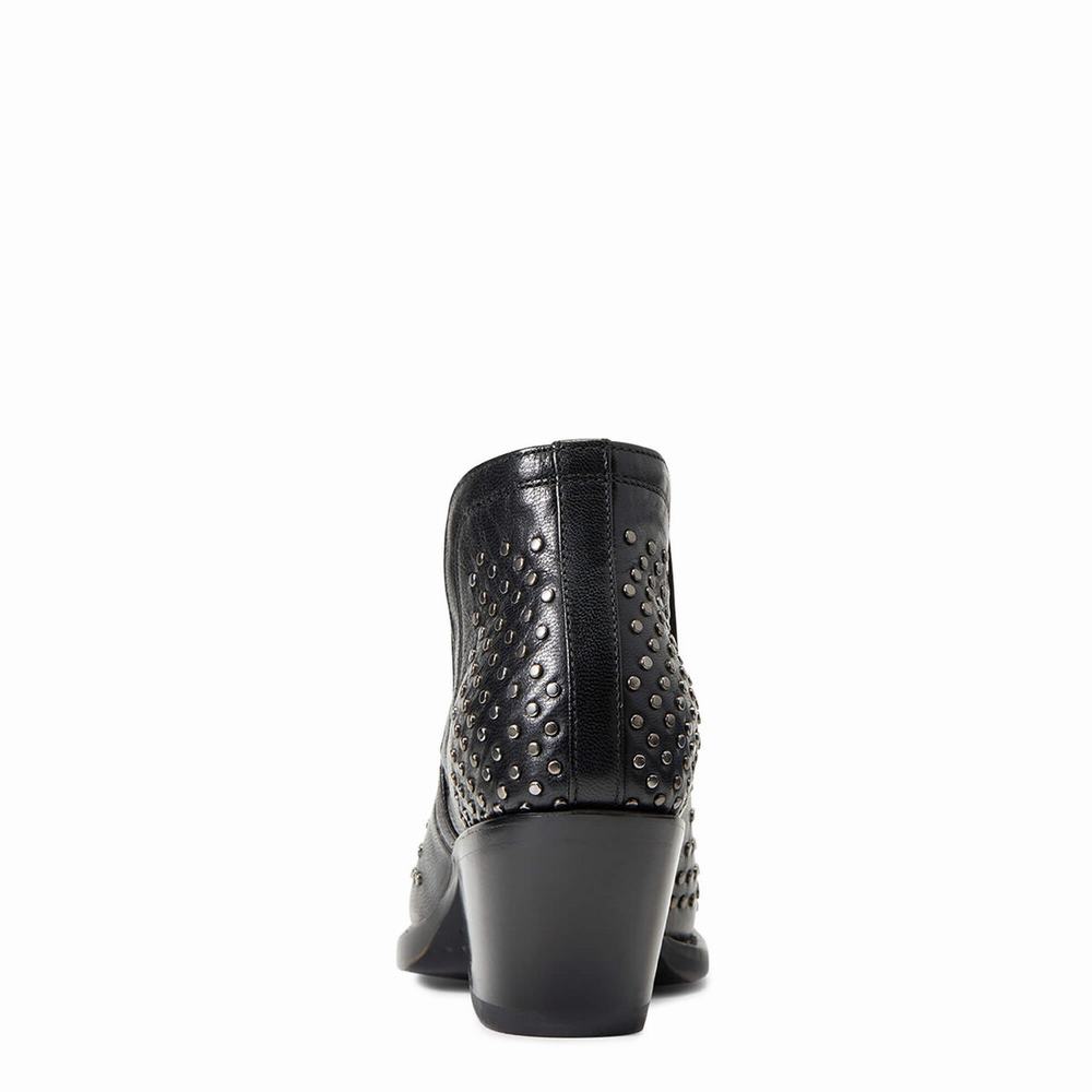 Black Ariat Dixon Studs Women's Booties | SVWM12056