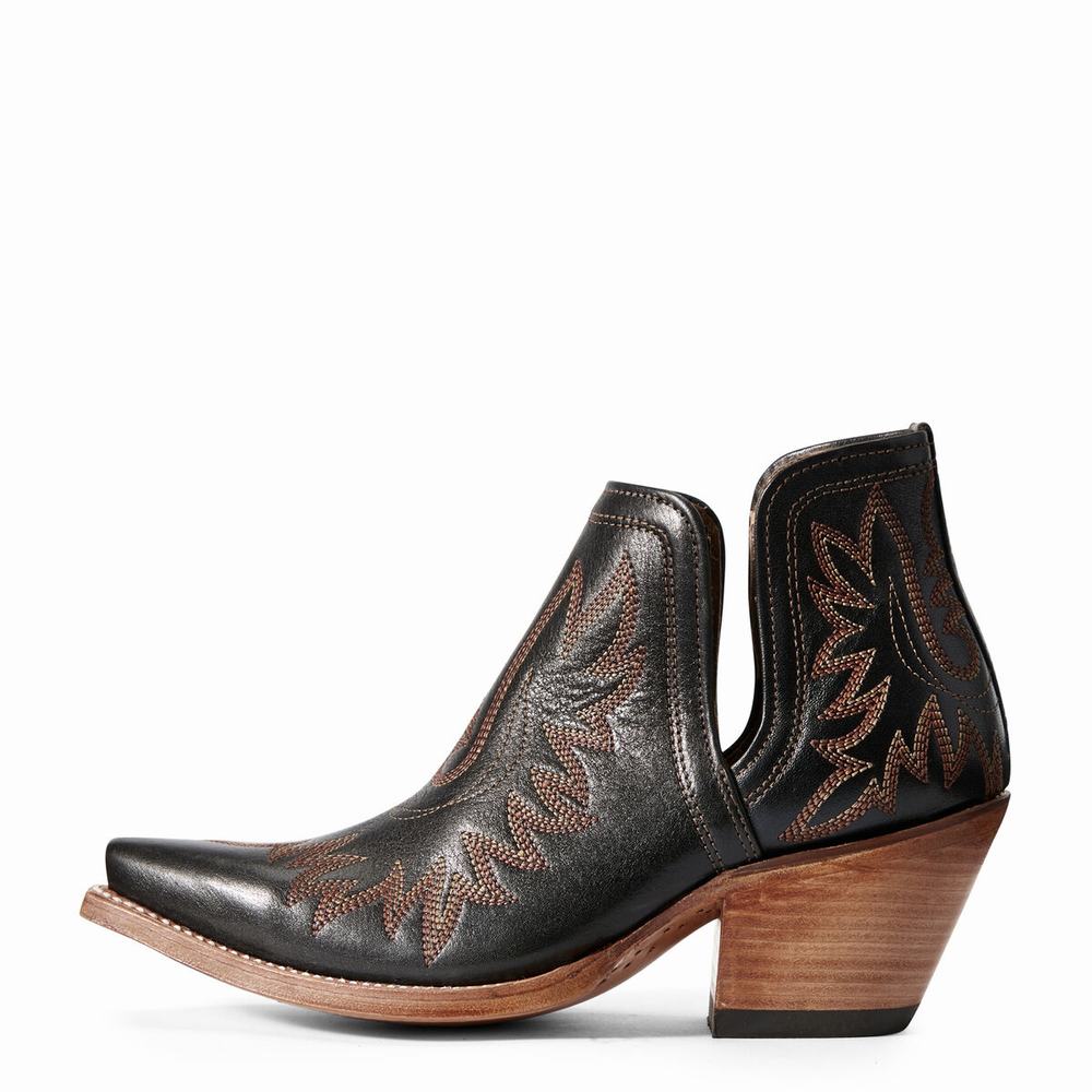 Black Ariat Dixon Women's Booties | TPWM06978