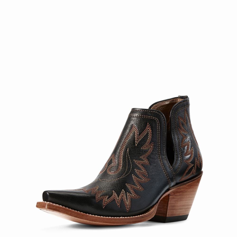 Black Ariat Dixon Women\'s Booties | TPWM06978