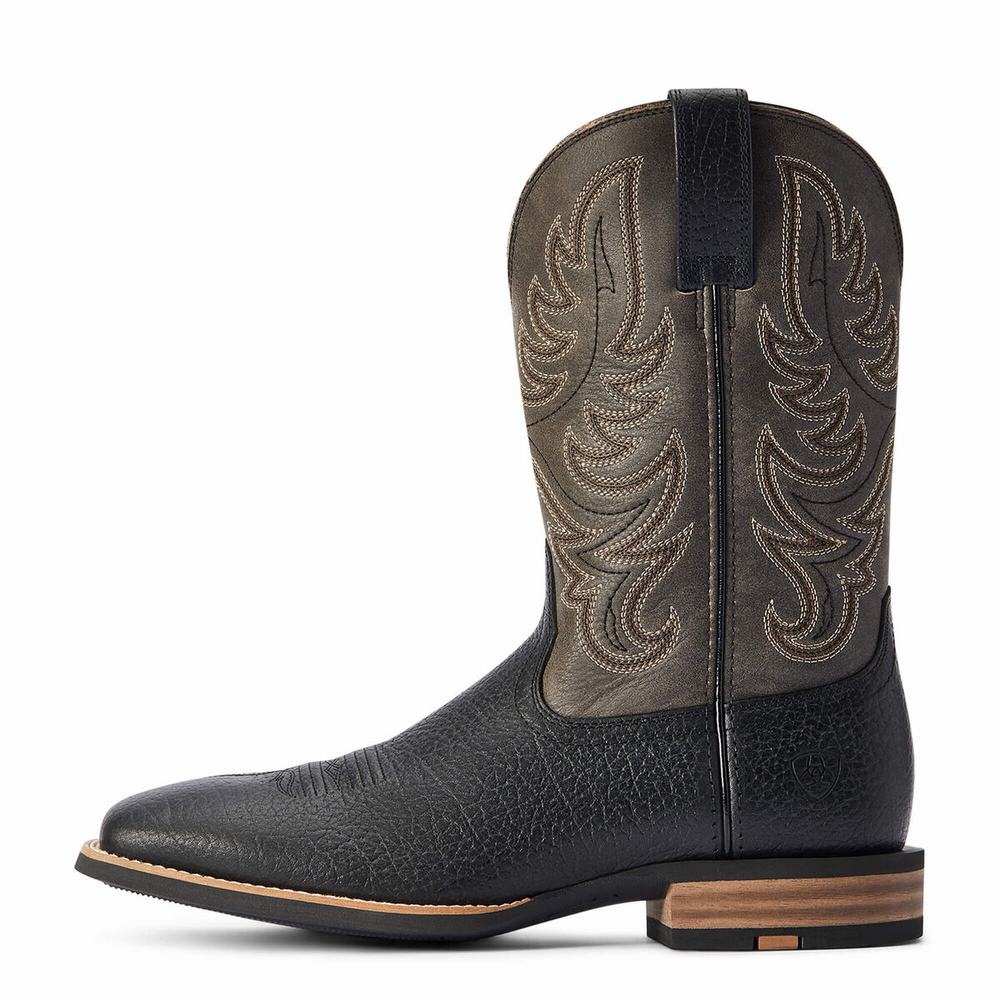 Black Ariat Everlite Countdown Men's Western Boots | AYVT90678