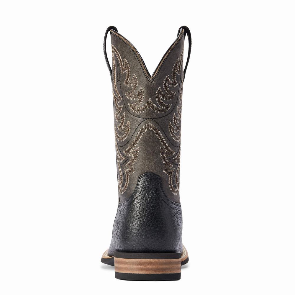 Black Ariat Everlite Countdown Men's Western Boots | AYVT90678