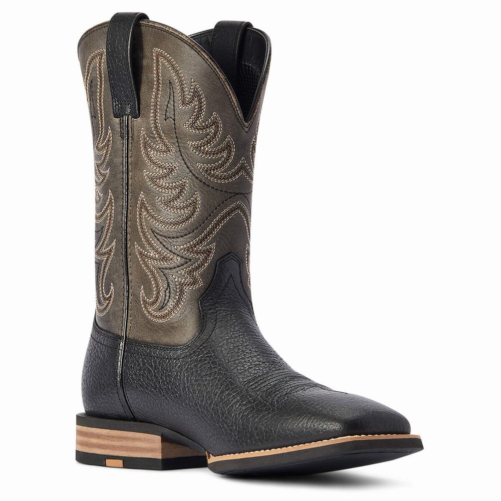 Black Ariat Everlite Countdown Men's Western Boots | AYVT90678