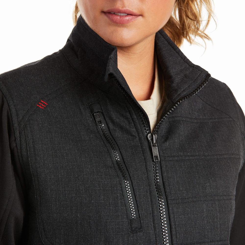 Black Ariat FR Cloud 9 Insulated Women's Jackets | VJNC93782