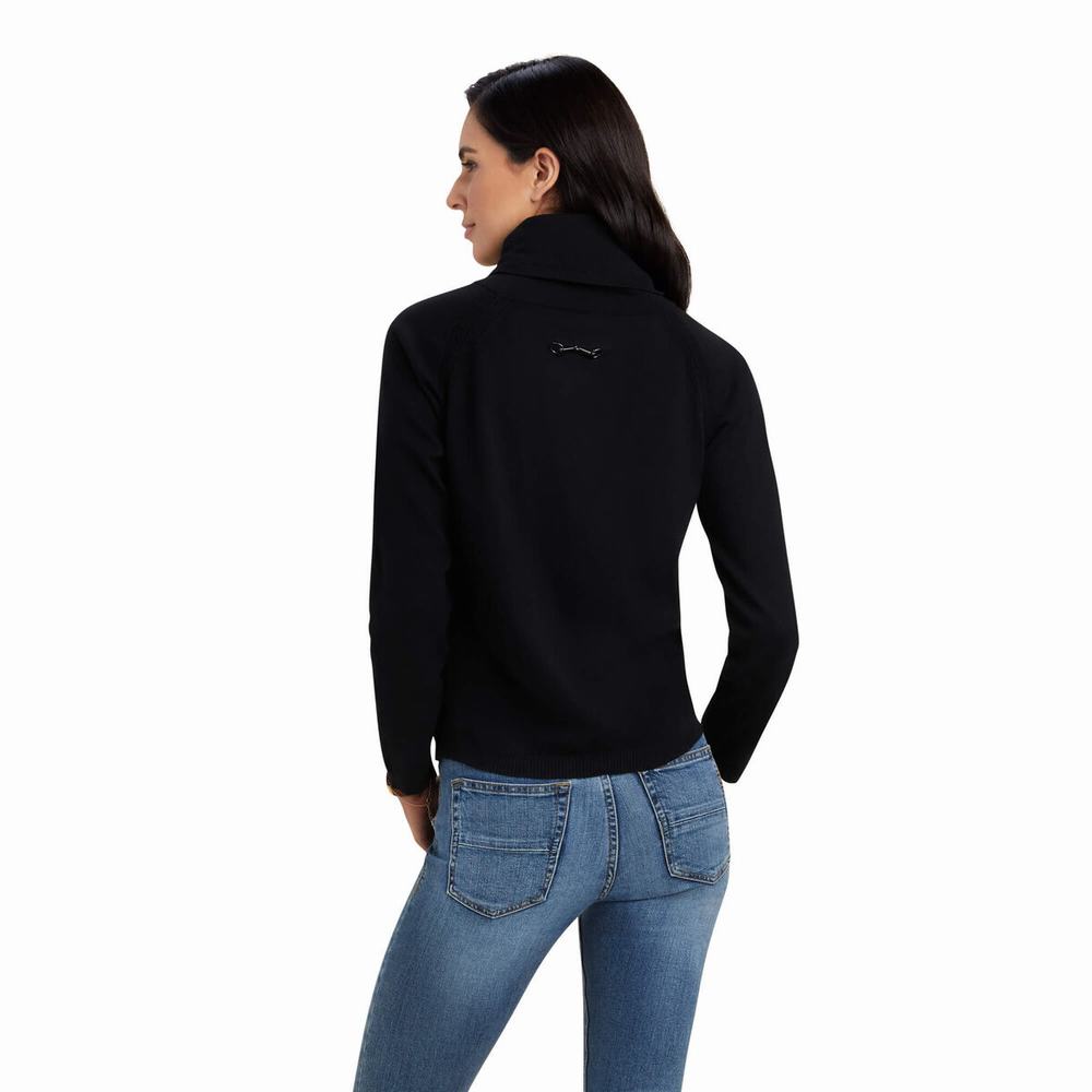 Black Ariat Lexi Women's Sweaters | SOWH76315