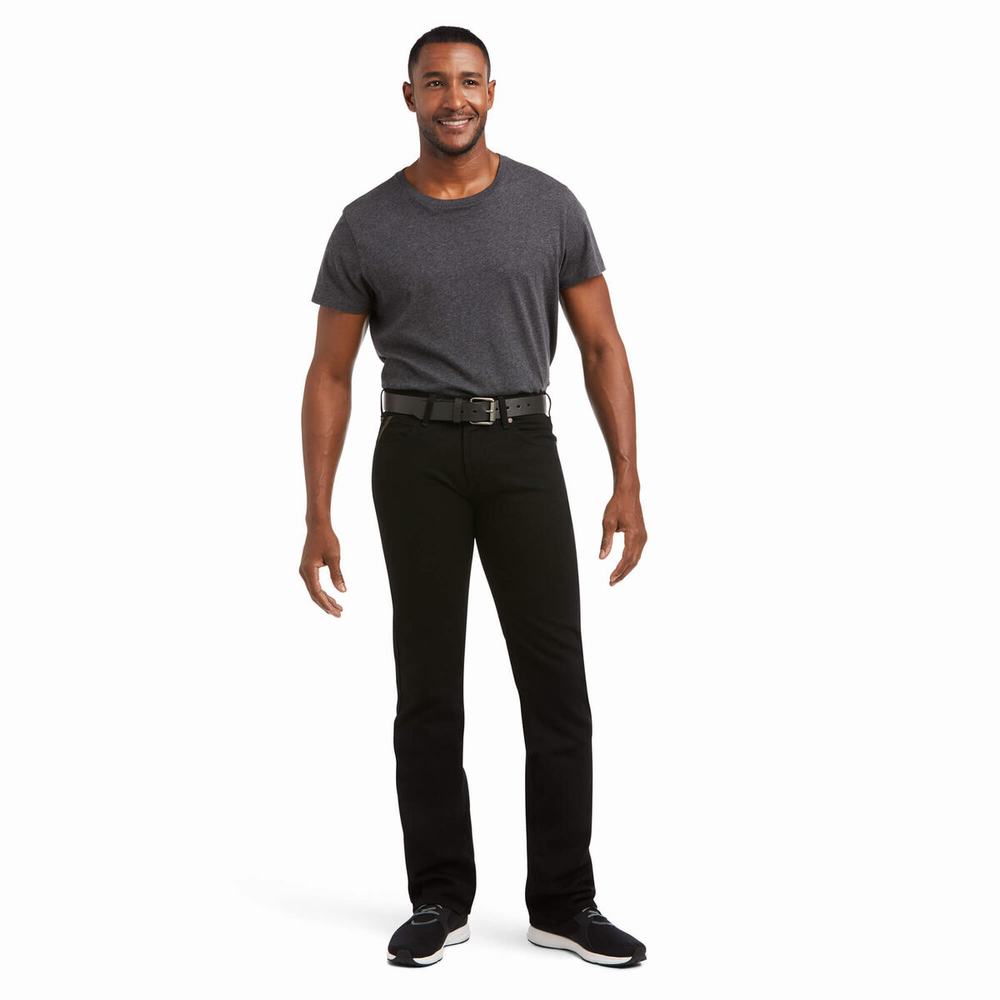 Black Ariat M7 Slim Legacy Men's Pants | SMHL61325