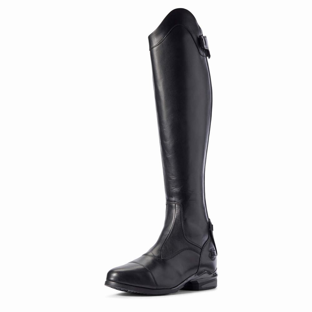 Black Ariat Nitro Max Tall Riding Men\'s English Riding Boots | AEJM98064