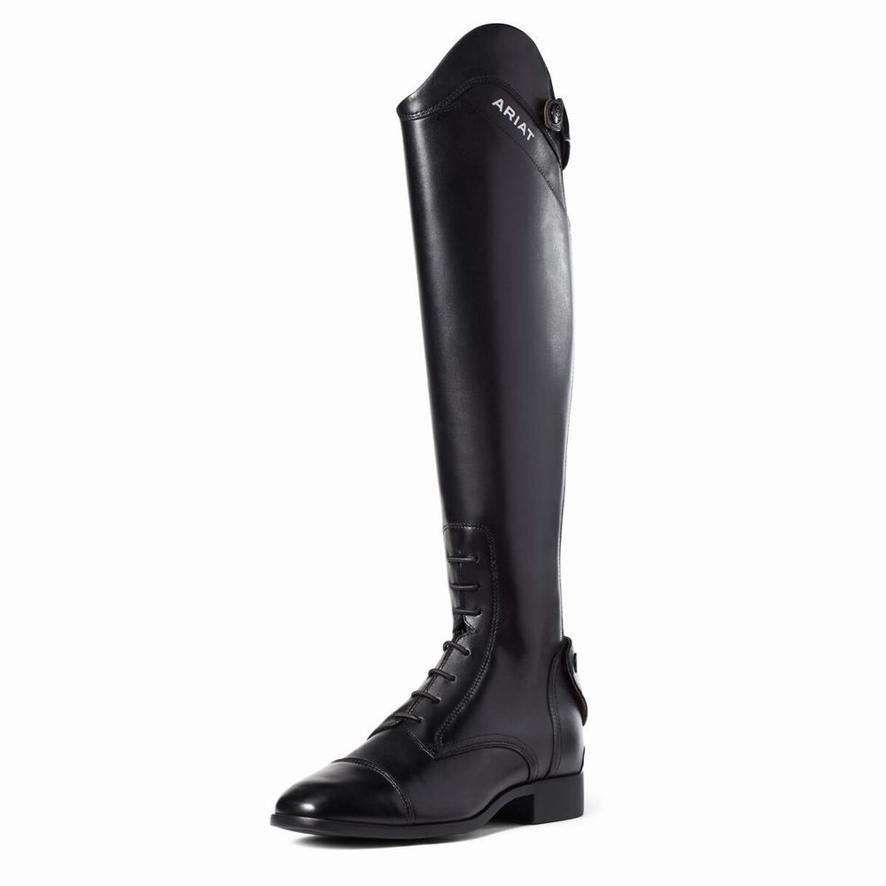 Black Ariat Palisade Tall Riding Women\'s English Riding Boots | POCK40983