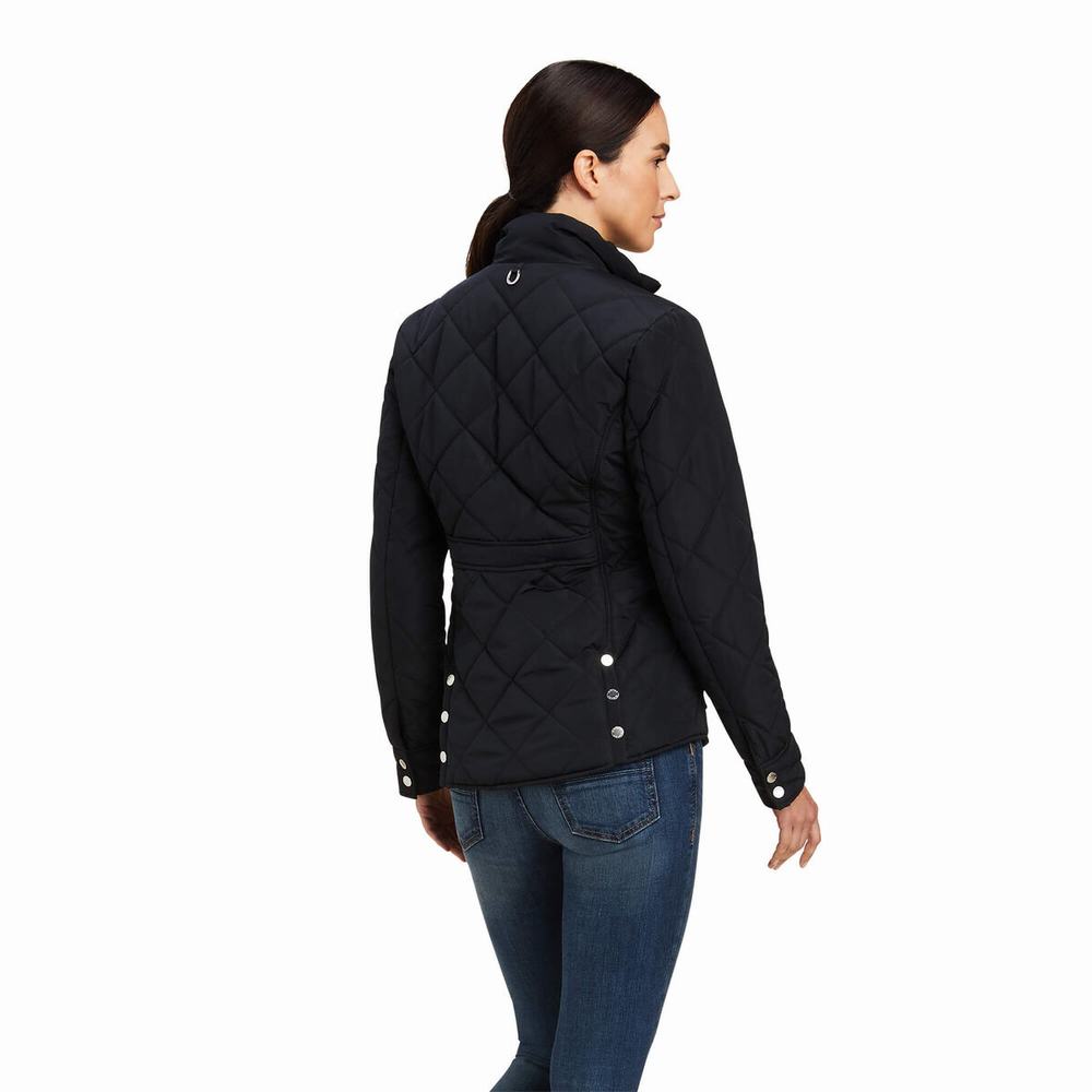 Black Ariat Province Women's Jackets | VYGK10683