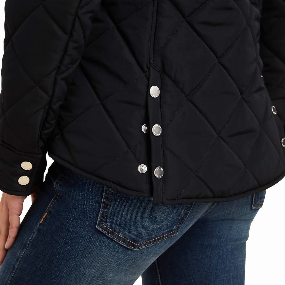 Black Ariat Province Women's Jackets | VYGK10683