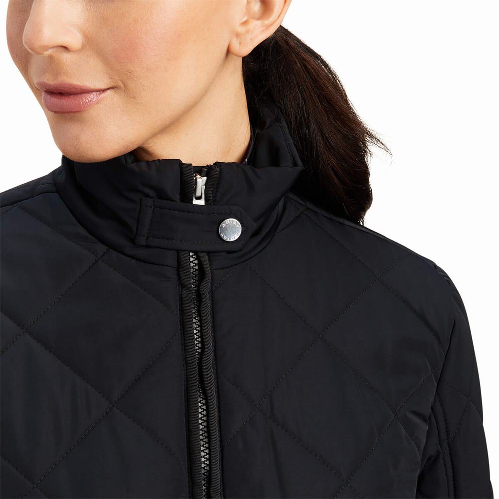 Black Ariat Province Women's Jackets | VYGK10683