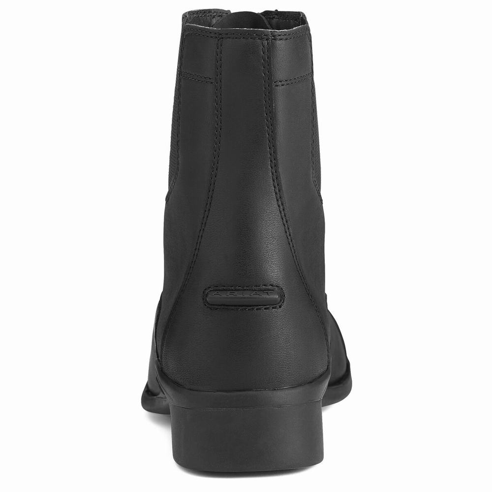 Black Ariat Scout Zip Paddock Women's English Riding Boots | NCFV96341