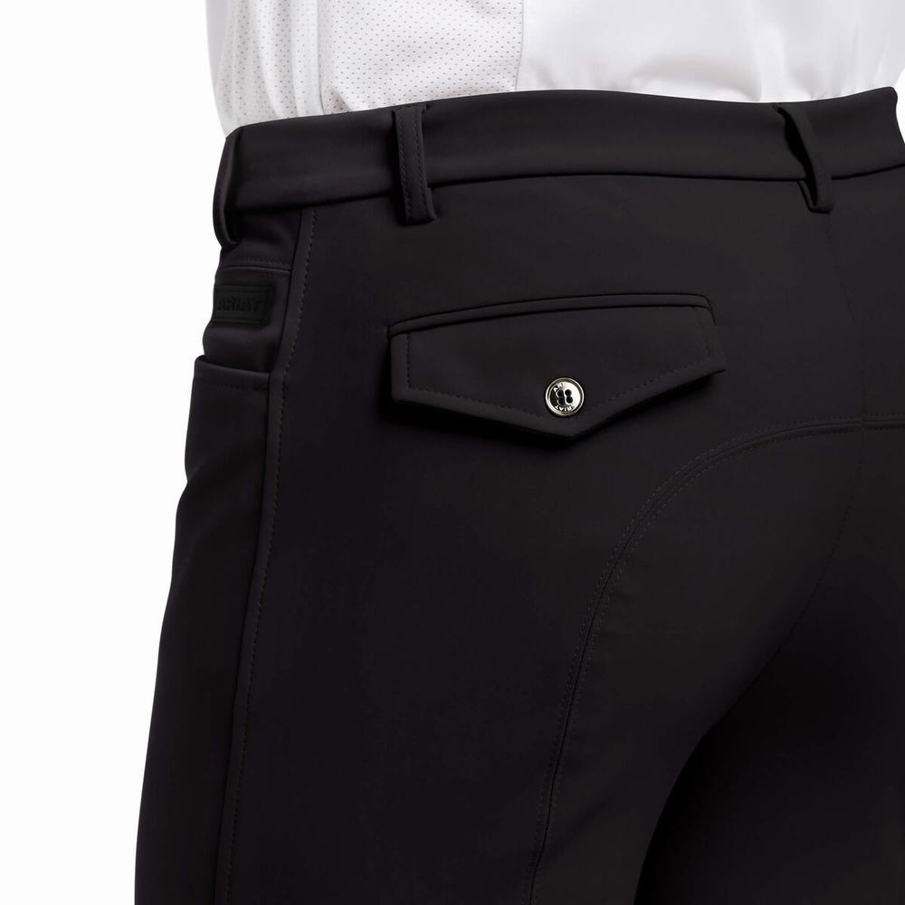 Black Ariat Speranza Men's English Riding Pants | QPOI21769