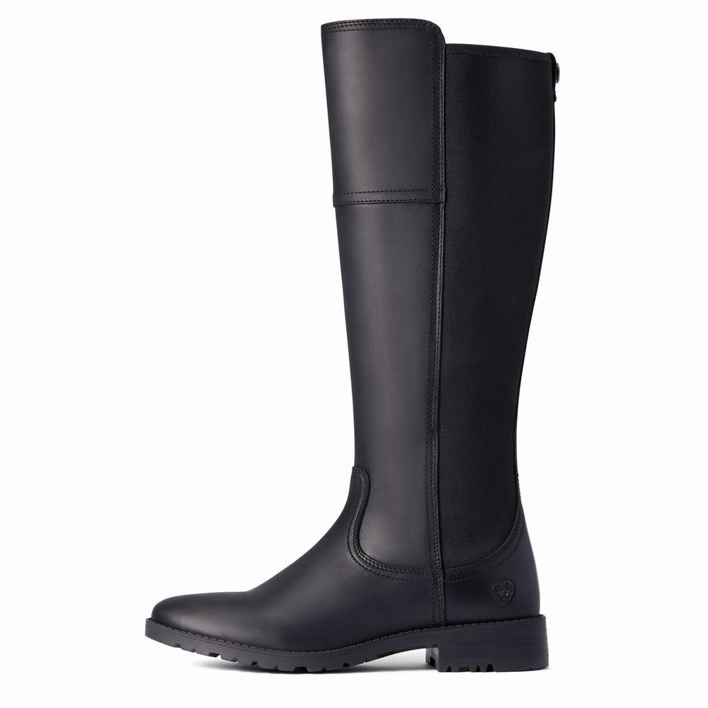 Black Ariat Sutton II Waterproof Women's Dress Boots | JYNQ38426