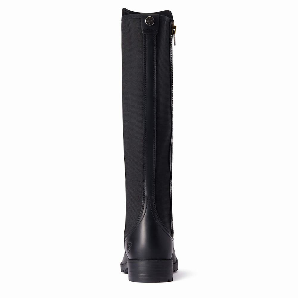 Black Ariat Sutton II Waterproof Women's Dress Boots | JYNQ38426