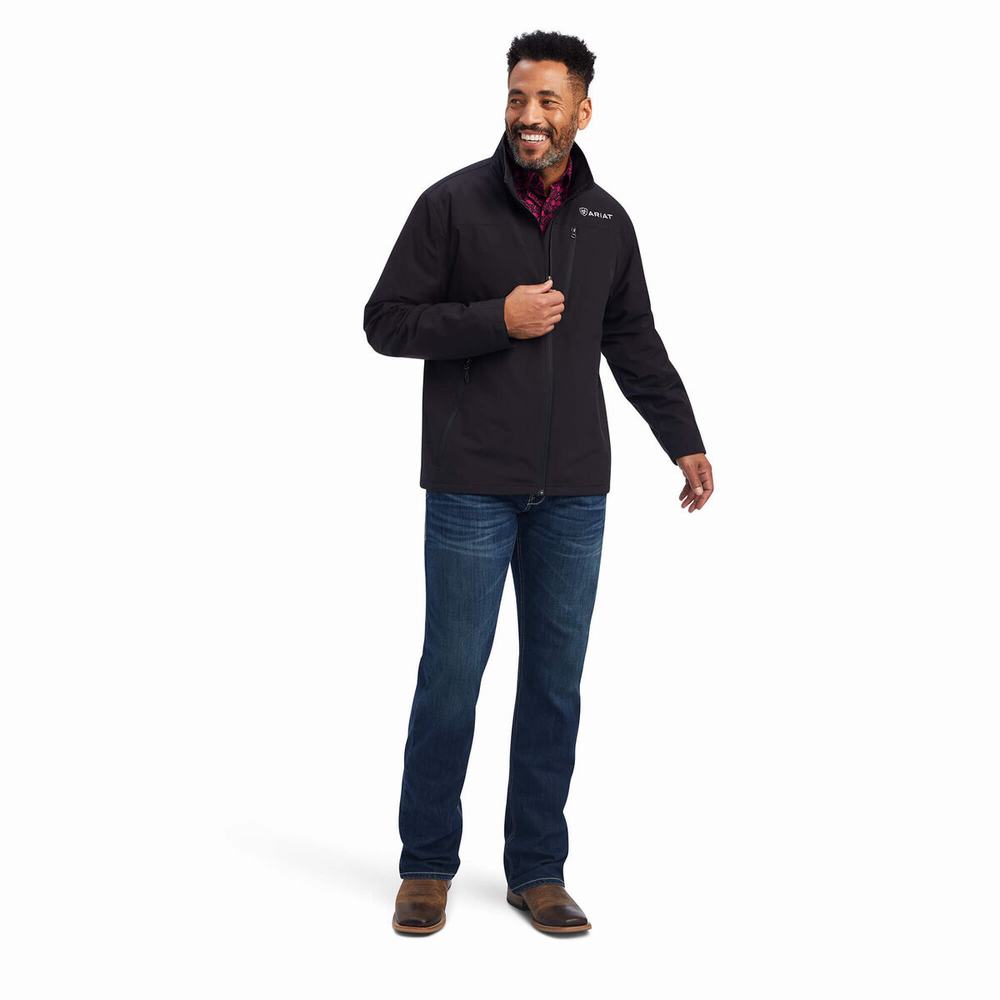 Black Ariat Tek Flex Men's Jackets | NCHA95261