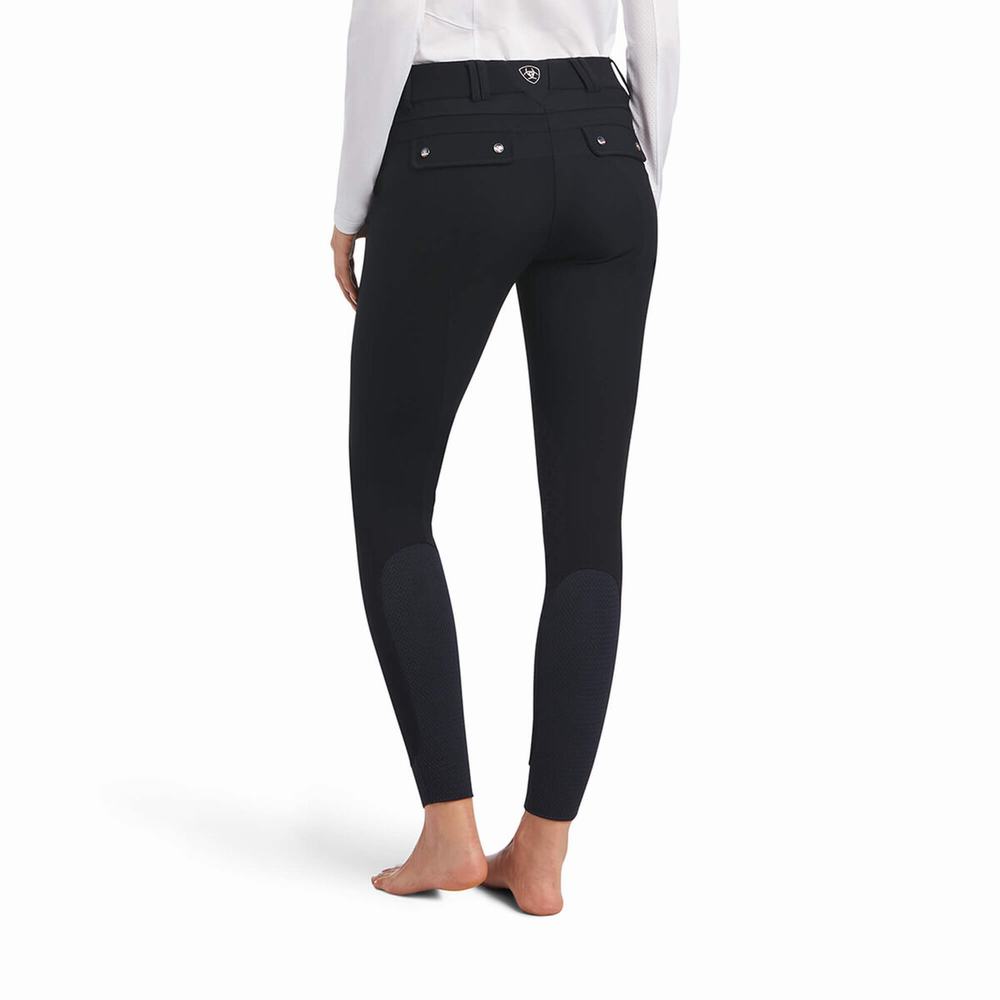 Black Ariat Tri Factor Grip Women's Pants | MSCX32540