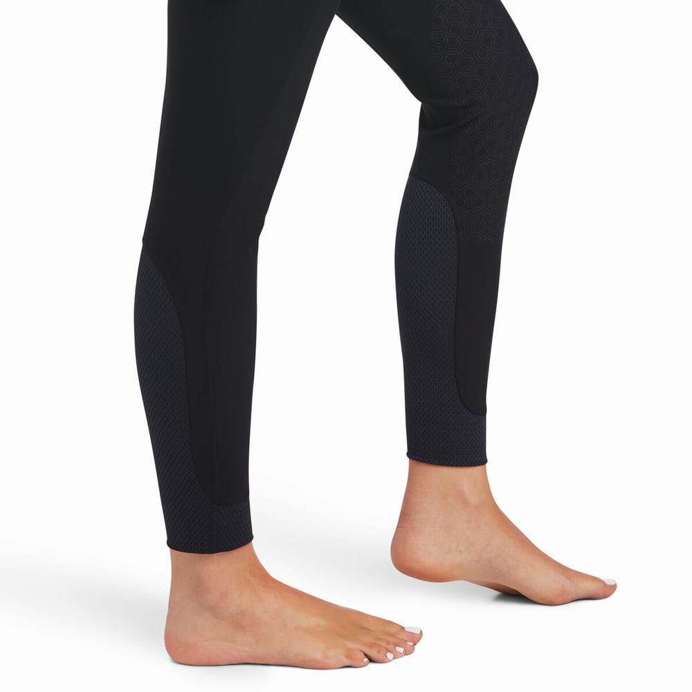 Black Ariat Tri Factor Grip Women's Pants | MSCX32540