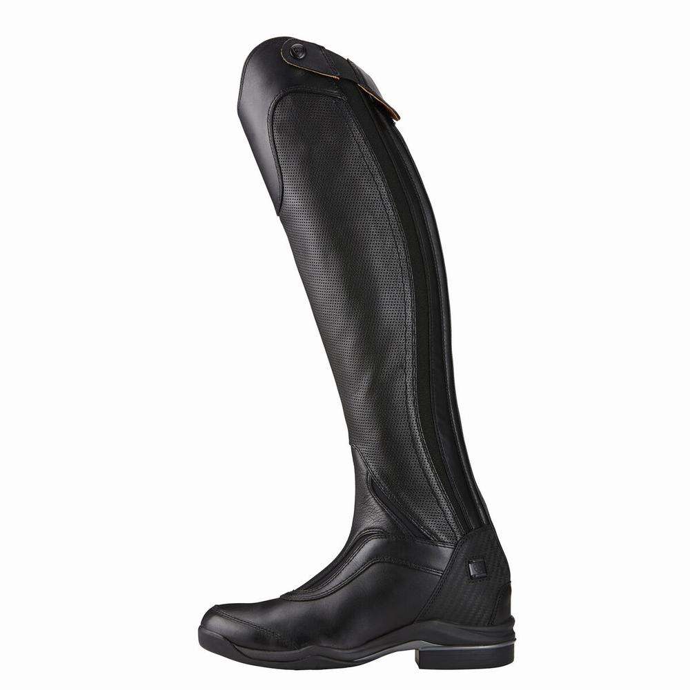 Black Ariat V SPORT TALL ZIP Women's English Riding Boots | WCJV21874