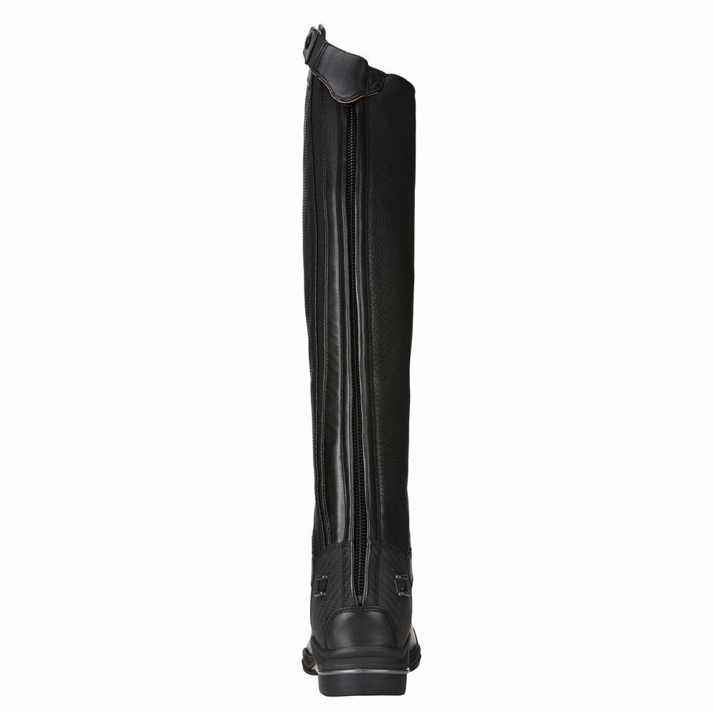 Black Ariat V SPORT TALL ZIP Women's English Riding Boots | WCJV21874