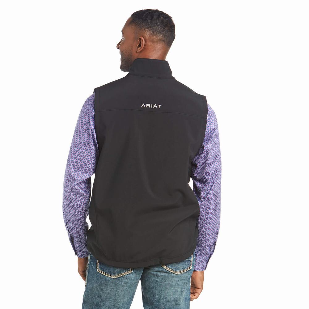 Black Ariat Vernon 2.0 Softshell Men's Jackets | AYPF49510