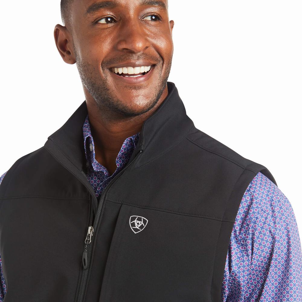 Black Ariat Vernon 2.0 Softshell Men's Jackets | AYPF49510