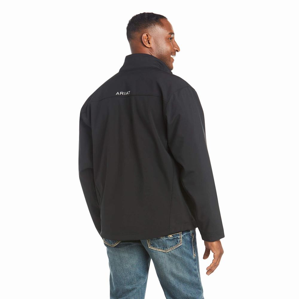 Black Ariat Vernon 2.0 Softshell Men's Jackets | HJYL78409