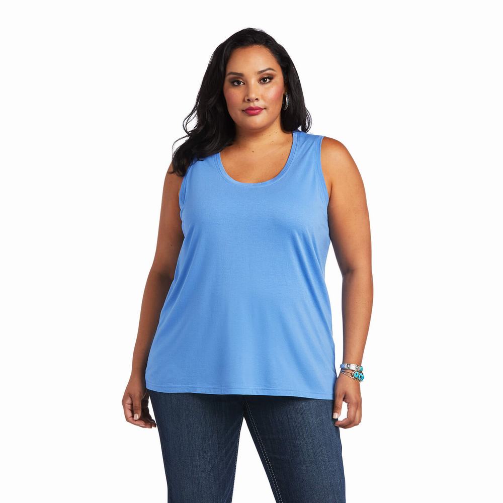 Blue Ariat Element Women's Tops | TNLD45726